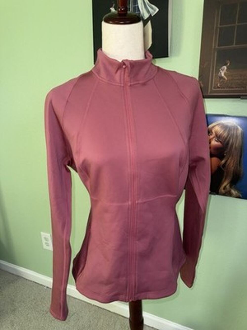 Sweaty Betty Power Boost Workout Zip Through Jacket Adventure Pink Large NWT